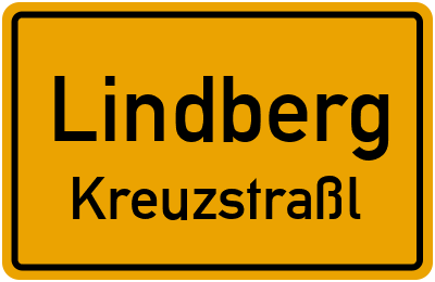 Straßenverzeichnis Lindberg Kreuzstraßl