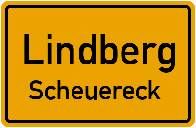 Straßenverzeichnis Lindberg Scheuereck