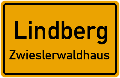 Straßenverzeichnis Lindberg Zwieslerwaldhaus