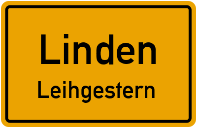 Straßenverzeichnis Linden Leihgestern