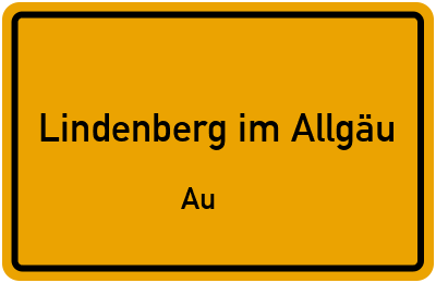 Straßenverzeichnis Lindenberg im Allgäu Au