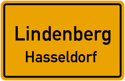 Straßenverzeichnis Lindenberg Hasseldorf