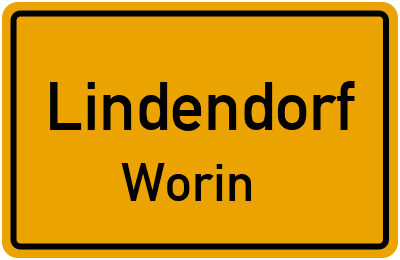 Straßenverzeichnis Lindendorf Worin