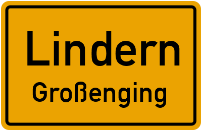 Straßenverzeichnis Lindern Großenging