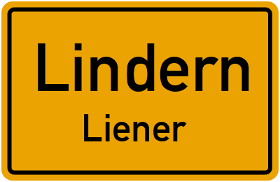 Straßenverzeichnis Lindern Liener