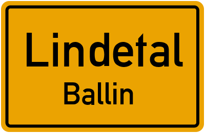 Straßenverzeichnis Lindetal Ballin