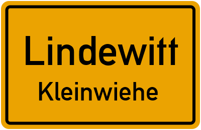 Straßenverzeichnis Lindewitt Kleinwiehe