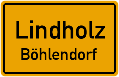 Straßenverzeichnis Lindholz Böhlendorf