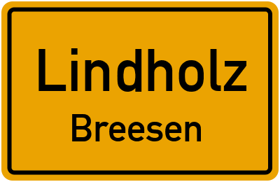 Straßenverzeichnis Lindholz Breesen