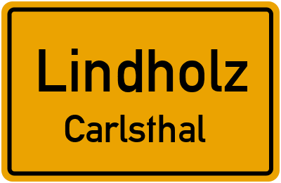 Straßenverzeichnis Lindholz Carlsthal