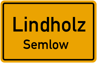 Straßenverzeichnis Lindholz Semlow