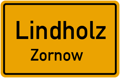 Straßenverzeichnis Lindholz Zornow