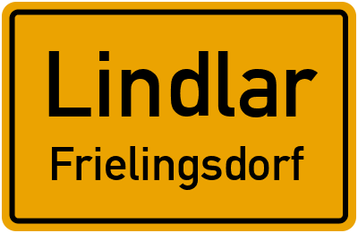 Straßenverzeichnis Lindlar Frielingsdorf