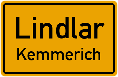 Straßenverzeichnis Lindlar Kemmerich