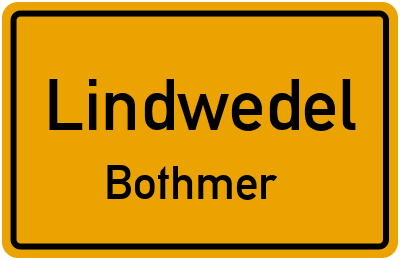 Straßenverzeichnis Lindwedel Bothmer