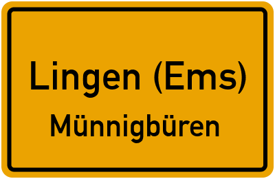 Straßenverzeichnis Lingen (Ems) Münnigbüren