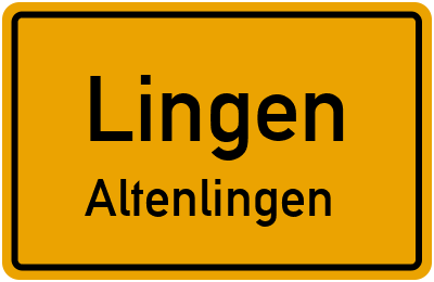 Straßenverzeichnis Lingen Altenlingen