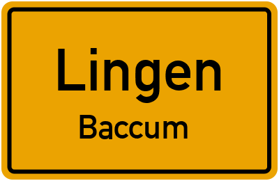 Straßenverzeichnis Lingen Baccum