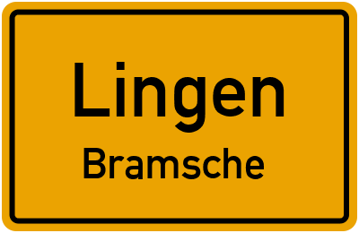 Straßenverzeichnis Lingen Bramsche