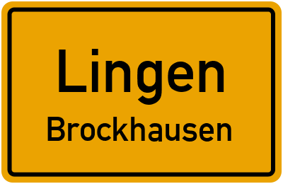 Straßenverzeichnis Lingen Brockhausen