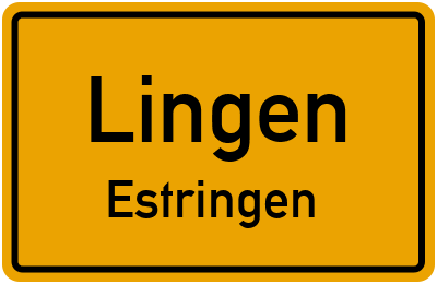 Straßenverzeichnis Lingen Estringen
