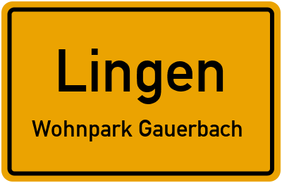 Straßenverzeichnis Lingen Wohnpark Gauerbach
