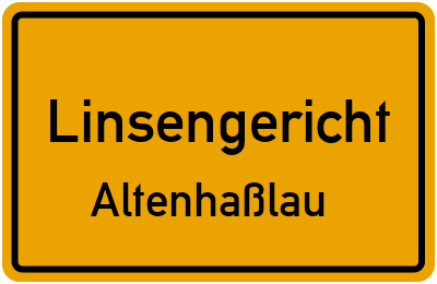 Straßenverzeichnis Linsengericht Altenhaßlau