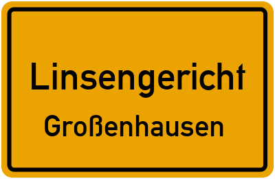 Straßenverzeichnis Linsengericht Großenhausen