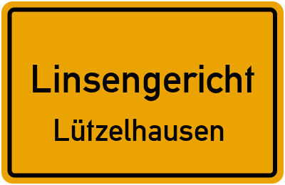 Straßenverzeichnis Linsengericht Lützelhausen