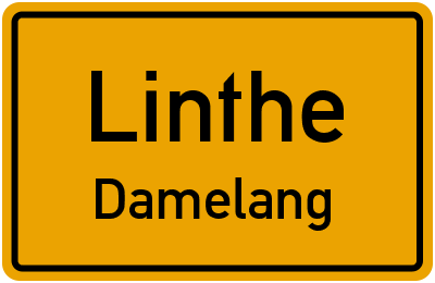 Straßenverzeichnis Linthe Damelang