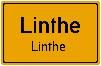Straßenverzeichnis Linthe Linthe