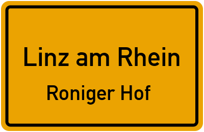 Straßenverzeichnis Linz am Rhein Roniger Hof