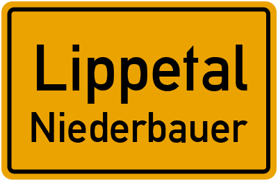 Straßenverzeichnis Lippetal Niederbauer
