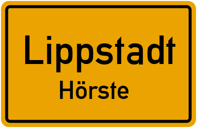 Straßenverzeichnis Lippstadt Hörste
