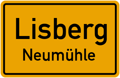 Straßenverzeichnis Lisberg Neumühle