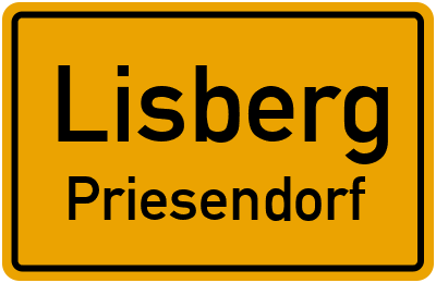 Straßenverzeichnis Lisberg Priesendorf