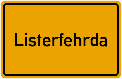 Listerfehrda Branchenbuch