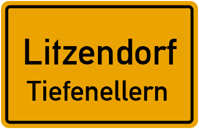 Straßenverzeichnis Litzendorf Tiefenellern