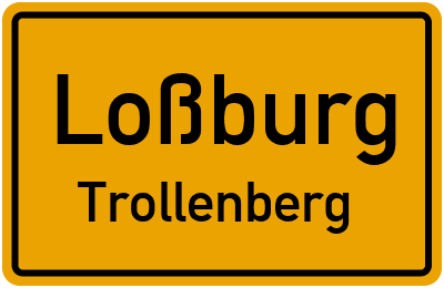 Straßenverzeichnis Loßburg Trollenberg