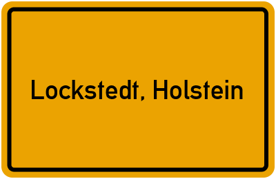 Ortsschild von Gemeinde Lockstedt, Holstein in Schleswig-Holstein