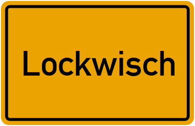 Ortsschild von Lockwisch in Mecklenburg-Vorpommern