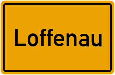 Branchenbuch Loffenau, Sachsen