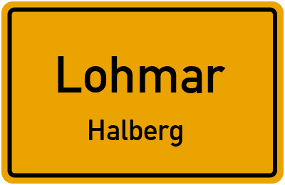 Straßenverzeichnis Lohmar Halberg