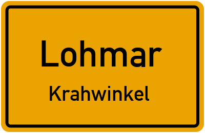 Straßenverzeichnis Lohmar Krahwinkel