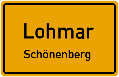 Straßenverzeichnis Lohmar Schönenberg