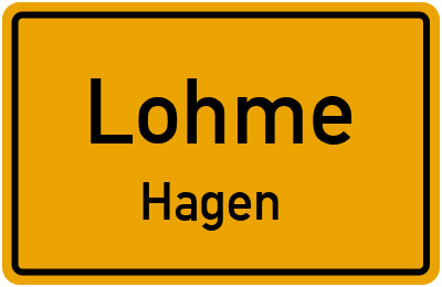 Straßenverzeichnis Lohme Hagen