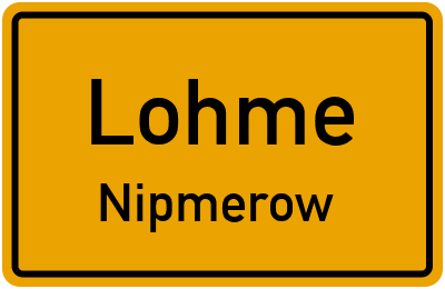 Straßenverzeichnis Lohme Nipmerow