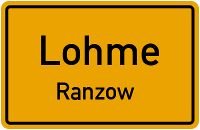 Straßenverzeichnis Lohme Ranzow