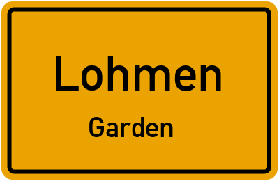 Straßenverzeichnis Lohmen Garden