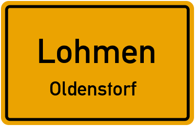 Straßenverzeichnis Lohmen Oldenstorf